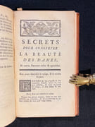 L'art de conserver sa santé, composé par l'école de Salerne. Augmenté d'un Traité sur la conservation de la Beauté des Dames, & plusieurs autre secrets utiles & agréables. par BRUZEN DE LA MARTINIÈRE: - Image 2