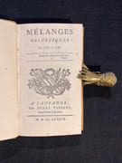 Mélanges helvétiques des années 1782 à 1786 [et] 1787, 1788, 1789, 1790 [et] 1791, 1792, 1793 [et] 1794, 1795, 1796. par [HELVETICA; REVUE]: - Image 2