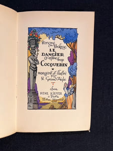 Le dangier d'estre trop cocquebin. Manuscrit et illustré par H. Grand'Aigle.