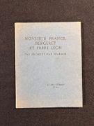 Monsieur France, Bergeret et frère Léon. par THARAUD Jérôme & Jean: - Image 1
