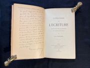 La philosophie de l'écriture. Exposé de l'état actuel de la graphologie avec une bibliographie générale. par DESCHAMPS Louis: - Image 4