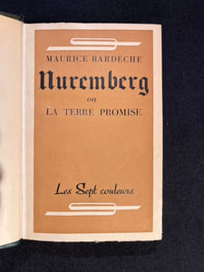 Nuremberg ou la terre promise.