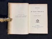 Poésies. Seconde édition augmentée de nouvelles pièces. par MERCOEUR Élisa: - Image 1