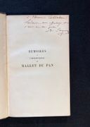 Mémoires et correspondance de Mallet Du Pan pour servir à l'histoire de la Révolution française recueillis et mis en ordre par A. Sayous. par MALLET DU PAN [Jacques]: - Image 3
