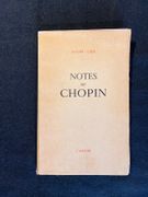 Notes sur Chopin. par GIDE André:
