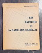 Les factures de la Dame aux Camélias. par [DUMAS Alexandre fils] LUCIEN-GRAUX Dr: - Image 1