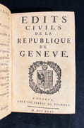 Recueils d'Édits, d'arrêts et d'ordonances. par [GENÈVE]: - Image 4