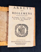 Recueils d'Édits, d'arrêts et d'ordonances. par [GENÈVE]: - Image 8
