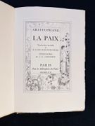 La Paix. par ARISTOPHANE; LABOUREUR J. E.: - Image 1
