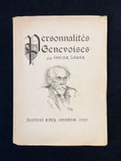 Personnalités genevoises. par LAZAR Oscar: - Image 1