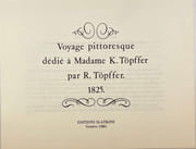 Voyage pittoresque dédié à Madame K. Töpffer par R. Töpffer. 1825. par TÖPFFER Rodolphe: - Image 3
