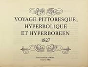 Voyage pittoresque hyperbolique et hyperborréen. Dédié à Mme K. Töpffer. 1827. par TÖPFFER Rodolphe: - Image 3