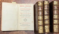 Mélanges de littérature, d’histoire, et de philosophie.