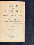 Persilès et Sigismonde, ou les pélerins du nord, traduits de l'espagnol de Cervantès, par H. Bouchon-Dubournial. par CERVANTES SAAVEDRA Miguel de: - Image 1
