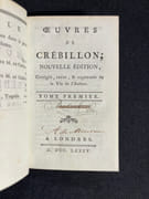 Oeuvres de Crébillon; nouvelle édition, corrigée, revue et augmentée de la vie de l'auteur. par CREBILLON [Prosper Jolyot]: - Image 4