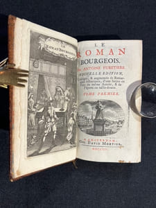 Le Roman Bourgeois. Nouvelle édition, corrigée, & augmentée de Remarques historiques, d'une Satyre en Vers du même Auteur, & de Figures en taille-douce.