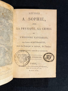 Lettres à Sophie sur la physique, la chimie et l'histoire naturelle.