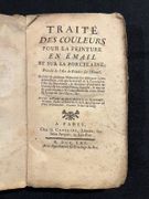 Traité des couleurs pour la peinture en émail et sur la porcelaine ; précédé de l'art de peindre sur émail, et suivi de plusieurs mémoires sur différents sujets intéressans [...]. par ARCLAIS DE MONTAMY Didier: - Image 1