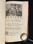 De la manière de graver a l'eau forte et au burin. Et de gravure en manière noire. Avec la façon de construire les Presses modernes, & d'imprimer en Taille-douce. par BROSSE Abraham: - Image 5