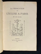 La Persécution de l'Église à Paris en l'an M. D. LIX. par [CRESPIN Jean]: - Image 1