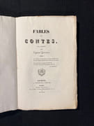 Fables et contes par l'auteur des esquisses genevoises. par [GAUDY-LEFORT Jean-Aimé]: - Image 2