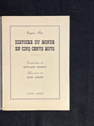 Histoire du monde en cinq cents mots. Traduction de René-Louis Piachaud. Hors-texte de Baldo Guberti. par ORS Eugenio d'; PIACHAUD René-Louis (trad.): - Image 1