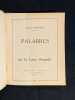 Palabres I. Sur les lettres romandes. Palabres II. Sur la Solitude.. VIOLETTE Jean: