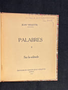 Palabres I. Sur les lettres romandes. Palabres II. Sur la Solitude. par VIOLETTE Jean: - Image 5