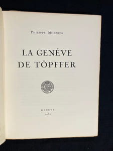 La Genève de Töpffer.