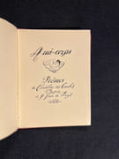 A mi-corps. Poèmes du Chevalier des Couches. Dessins de St Jean du Doigt. par [OLTRAMARE Georges; SALZMANN Louis Henri (dessins)]: - Image 1