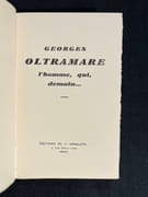 L'homme, qui demain... par OLTRAMARE Georges: - Image 3
