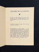 Exposition internationale Paris 1937. Classe II. Groupe I. Conférence de Paul Éluard. Avenir de la poésie. A la comédie des Champs-Élysées, le samedi 2 octobre à 16h15. par ÉLUARD Paul: - Image 2