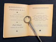 Exposition internationale Paris 1937. Classe II. Groupe I. Conférence de Paul Éluard. Avenir de la poésie. A la comédie des Champs-Élysées, le samedi 2 octobre à 16h15. par ÉLUARD Paul: - Image 3