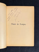 Le plaisir de Rompre. par RENARD Jules: - Image 3