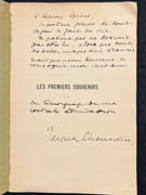 Les premiers souvenirs. 22 juin - 3 juillet 1918. par CHENEVIÈRE Jacques: - Image 1