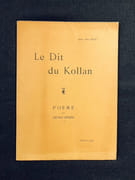 Le dit du Kollan. Poème. par SPIESS Henry: - Image 2