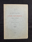 Le poète genevois Louis Duchosal dans l'intimité (1887-1901). par [DUCHOSAL Louis] VINCENT F: