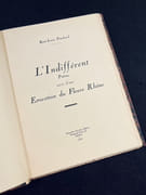 L'Indifférent. Poème, suivi d'une Évocation du Fleuve Rhône. par PIACHAUD René-Louis: - Image 3