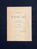 Pens&eacute;es du Pascal sur Marie-Louise et quelques autres sujets. Po&egrave;mes.. SPIESS Henry: