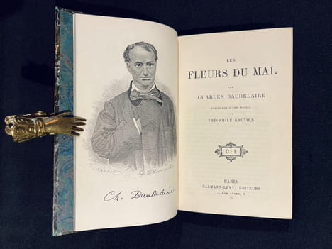 Les Fleurs du mal. Précédées d'une notice de Théophile Gautier.. BAUDELAIRE Chalres: