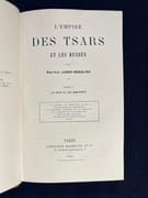 L'empire des tsars et les russes. par LEROY-BEAULIEU Anatole: - Image 2