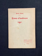 Rimes d'audience. par SPIESS Henry: - Image 1