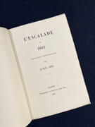 L'Escalade de 1602. Ballade historique. par AMIEL Henri-Frédéric: - Image 1