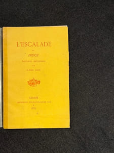 L'Escalade de 1602. Ballade historique.