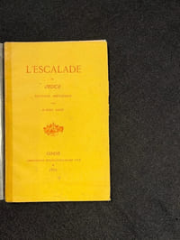 L'Escalade de 1602. Ballade historique.