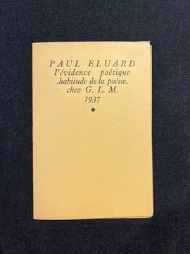 L'évidence Poétique.. ÉLUARD Paul: