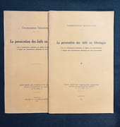 La persécution des Juifs en Allemagne. Lois et ordonnances instituant un régime de discrimination à l'égard des ressortissants allemands de race non aryenne. par [JUDAICA] Union suisse des communautés israélites: - Image 1