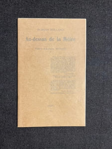 Au-dessus de la mêlée. Préface d'Amédée Dunois.