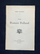 Pour Romain Rolland. par [ROLLAND Romain] GUILBEAUX Henri: