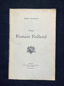 Pour Romain Rolland.